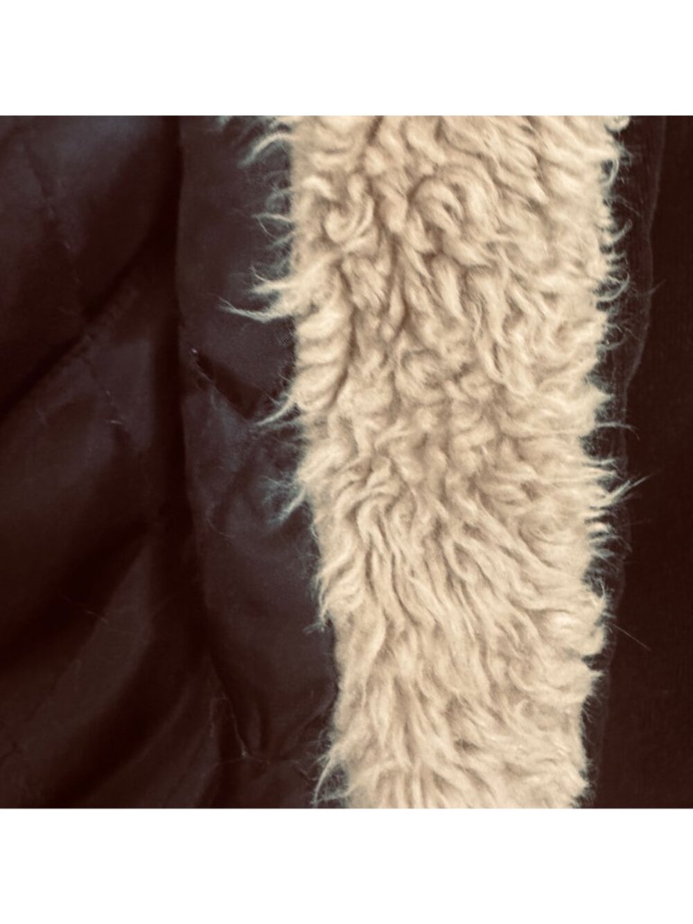 Black Label C'est Toi Cropped Jacket Corduroy and Faux Fur Size S Trucker Boho - Picture 8 of 10